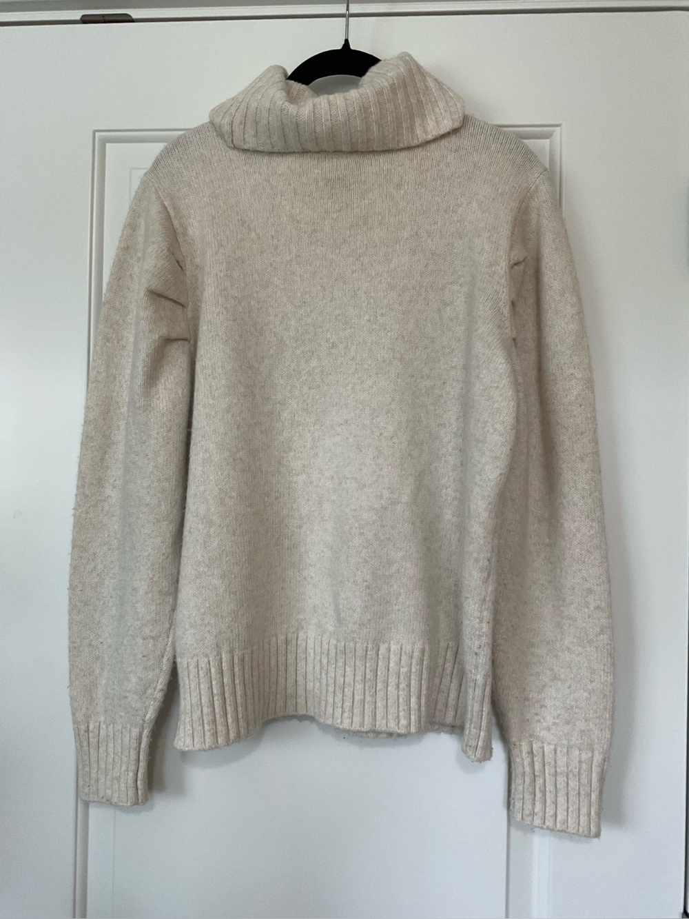 CAbi Cream Cowl Turtleneck Sweater - Picture 4 of 6